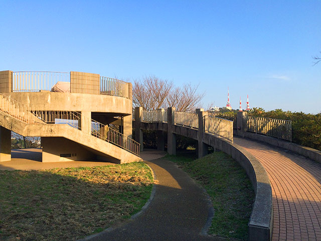 画像:稲佐山公園の展望台